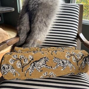 Lulu & Georgia 
Tiger Jacquard Bolster Pillow